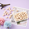 Craftdady 100Pcs 10 Styles Unfinished Natural Wood European Beads WOOD-CD0001-08-6