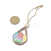 3Pcs Easter Theme Printed Wood Pendant Decorations HJEW-JM02917-3