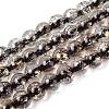 Crackle Transparent Glass Beads Strands X1-GLAA-N030-8mm-01B-1