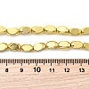 Electroplate Glass Beads Strands EGLA-F166-02A-G-4