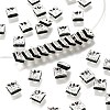 Brass Rhinestone Spacer Beads RSB072-12S-1