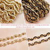 WADORN 10 M 2 Colors Filigree Polyester Lace Ribbon OCOR-WR0001-06-4