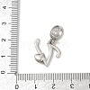 Brass European Dangle Charms KK-Z097-01V-GP-3