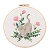 Cat Pattern DIY Embroidery Starter Kits PW-WG66525-03-1