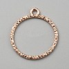 Alloy Open Back Bezel Pendants FIND-TAC0017-41C-RG-1
