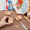 4Pcs Wood Embroidery Hoop Easels ODIS-WH0331-02B-3