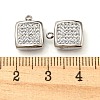 304 Stainless Steel Pendants STAS-L022-153P-3