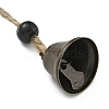 Iron Bell Hanging Ornaments HJEW-JM02423-4