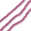 Faceted Glass Beads Strands G-F619-09D-2mm-1