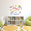 Translucent PVC Self Adhesive Wall Stickers STIC-WH0015-076-4