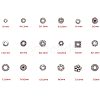 Tibetan Style Alloy Spacer Beads PALLOY-PH0012-49AS-2