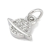 Brass Micro Pave Cubic Zirconia Pendants KK-Q028-31P-2