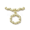 Brass Toggle Clasps KK-C048-01G-2