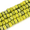 Handmade Millefiori Glass Beads Strands LAMP-T021-27A-01-1