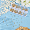 300Pcs 8 Styles Stainless Steel Split Rings STAS-BBC0008-88-4