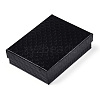 Rhombus Textured Cardboard Jewelry Boxes CBOX-T006-01G-3