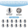 100Pcs Crackle Transparent Glass Beads GLAA-TADJ0001-12A-3