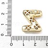 Brass Micro Pave Cubic Zirconia Pendants KK-Z108-02G-Z-3