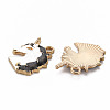 Alloy Enamel Pendants ENAM-N055-021A-NR-3