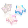 Beadthoven 480Pcs 3 Colors Star Transparent Acrylic Beads DIY-BT0001-17-4