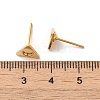 Triangle 304 Stainless Steel Studs Earrings STAS-H193-01G-3