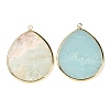 Natural Amazonite Pendants G-E526-01B-4