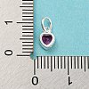 925 Sterling Silver Birthstone Charms STER-G035-01E-01-3