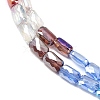 Electroplate Glass Beads Strands EGLA-D300-05-10-3