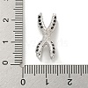 Brass Micro Pave Cubic Zirconia Beads KK-G493-06P-02-3