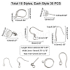 304 Stainless Steel Earring Findings STAS-UN0019-29P-4
