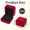 Square Velvet Jewelry Boxes for Pendant CON-WH20013-03A-2