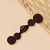 12Pcs Polyester Resin Cheongsam Buckle for Chinese Formal Dress DIY-CY0001-86D-3
