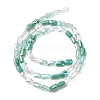 Electroplate Glass Beads Strands EGLA-D300-05-18-5