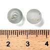Frosted Transparent Acrylic Beads X1-OACR-F013-13F-3