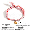 304 Stainless Steel Pendant Printed Scarf Necklaces FS-WGD2FA8-24-1
