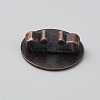 Blank Alloy Bolo Tie Round Slider Pack FIND-WH0126-618R-2