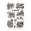 Custom Summer Theme PVC Plastic Clear Stamps DIY-WH0631-0128-8