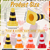 48Pcs 4 Colors ABS Display Roadblock Decorations AJEW-SP0004-70-2