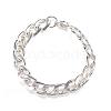 304 Stainless Steel Curb Chain Bracelets BJEW-P064-20S-1