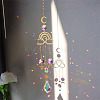 1Pc Faceted Glass Sun Catcher Pendant Decorations AJEW-TA0002-91-5