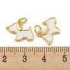 Brass Enamel Charms KK-E093-01G-01-3