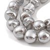 Electroplated Shell Pearl Beads Strands BSHE-C006-01B-3
