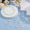 24Pcs 2 Styles Natural Freshwater Shell Beads SHEL-HS0001-05-5