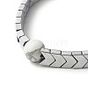 Natural Howlite Stretch Bracelets Set for Girl Women BJEW-JB06805-03-8