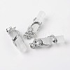 Tube Natural Crystal Pendants G-L455-H11-1