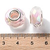 Shell Filling Copper Buckle Acrylic European Beads OACR-M024-01P-05-3