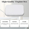 4Pcs Iron Jewelry Storage Boxes with Hinged Lid CON-SP0001-20D-6