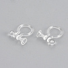 Plastic Clip-on Earring Findings KY-S155-06-2