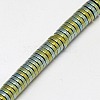 Electroplate Non-magnetic Synthetic Hematite Beads Strands G-J164A-3mm-08-3
