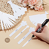 150Pcs 3 Styles Flower Round Perfume Paper Test Strips AJEW-CP0007-83-3